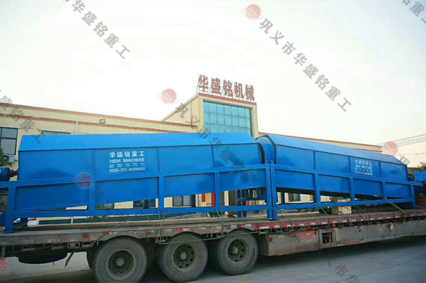 兩臺滾筒篩一起發貨，客戶很滿意